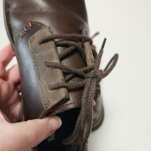 Timberland Mens Coltin Low Dark Brown Leather Shoes 8.5 - Picture 16 of 16